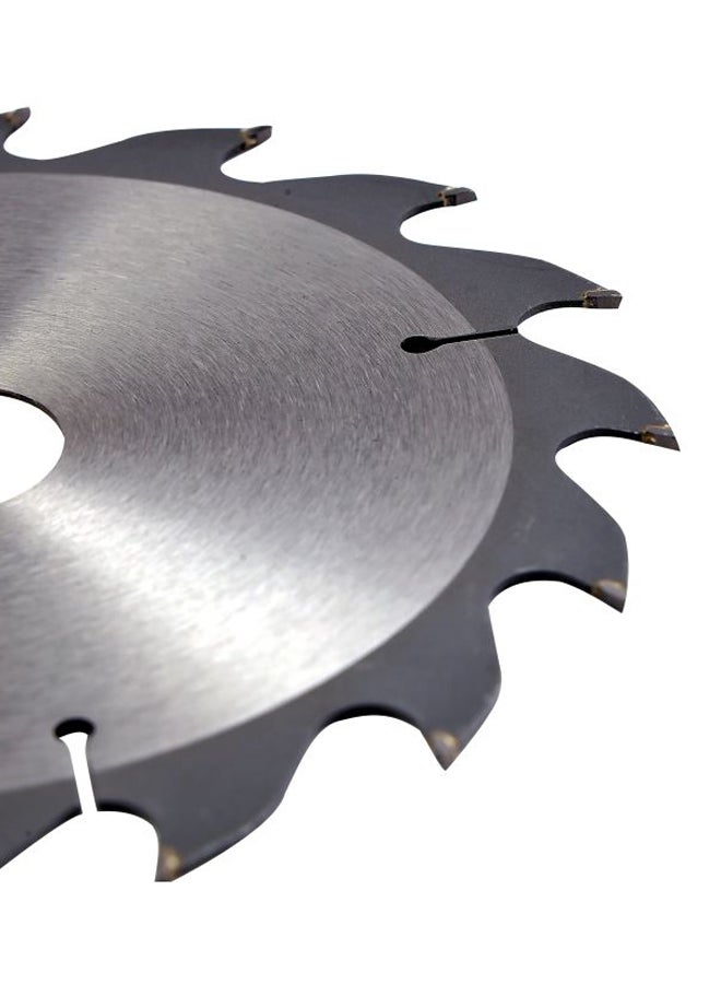 GEEPAS Professional Circular Saw Blade - 185mm x 30mm bore, 20mm Ring | 16 ATB Calibered Teeth | Ideal for Carpenter, Professional, DIYers & More Silver/Black 185x2x30mm  - Image 3