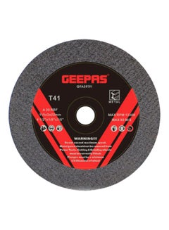 GEEPAS Geepas GPA59194 Metal Cutting Disc, with 355 mm Disc Diameter| Thin Saw Blade for Cutting, Grooving, and Trimming All Kinds of Metal |3mm Thick Disk |Ideal for Carpenters, Plumbers, and Flooring Workers| Compatible with 14" Chopsaws Black/Red/Silver 