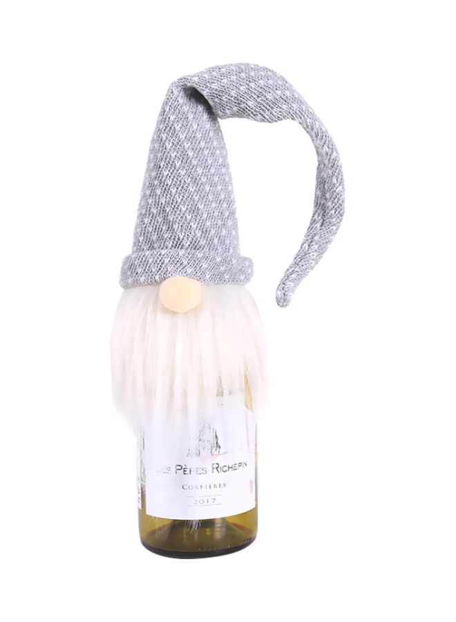 Beauenty Decorative Bottle Hat White/Grey 11x50cm  - Image 1