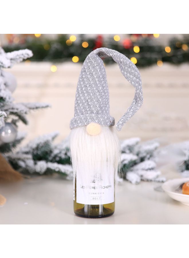Beauenty Decorative Bottle Hat White/Grey 11x50cm  - Image 2