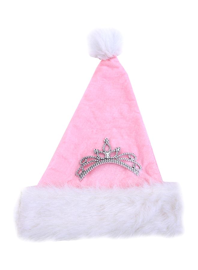 Beauenty Decorative Themed Plush Hat Pink/White/Silver 30 x 40cm  - Image 1