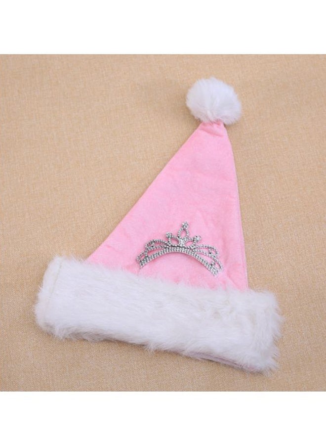Beauenty Decorative Themed Plush Hat Pink/White/Silver 30 x 40cm  - Image 2