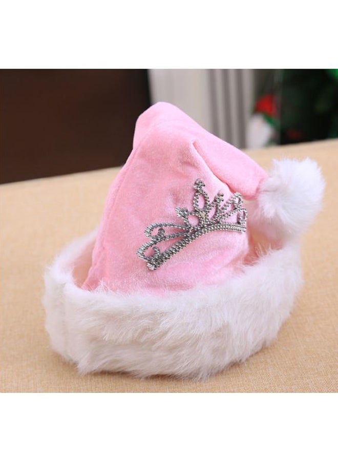 Beauenty Decorative Themed Plush Hat Pink/White/Silver 30 x 40cm  - Image 3