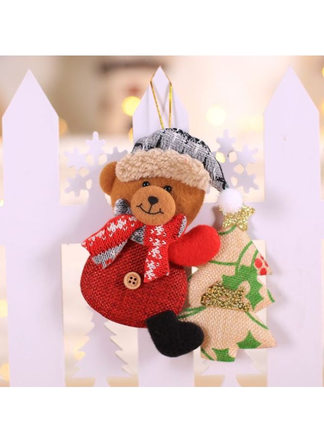 Beauenty Bear Pendant For Tree Decoration Multicolour 13 x 14cm - Image 2