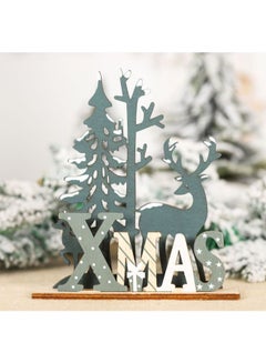 Beauenty Xmas Hand-Painted Decorative Tree Grey/Beige/White 17 x 19cm  - Image 3
