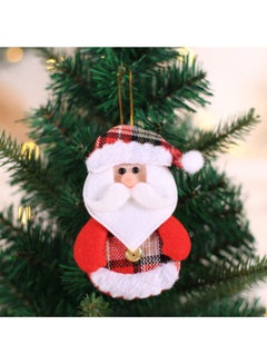 Beauenty Santa Pendant For Tree Decoration Red/White/Black 8 x 13cm  - Image 2