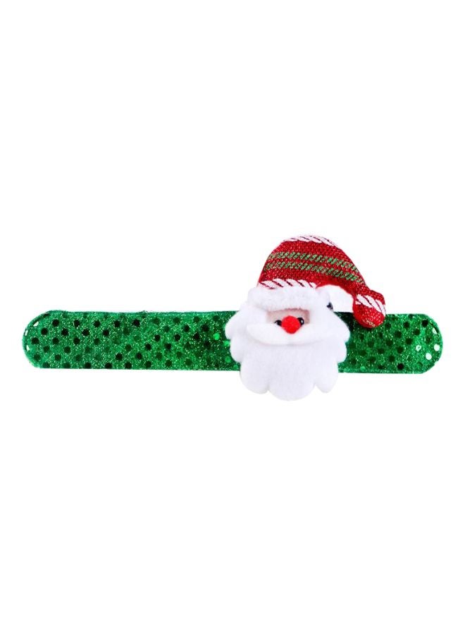 Beauenty Snap Ring Christmas Decorative Ornament Green/White/Red 22 x 3.2cm 