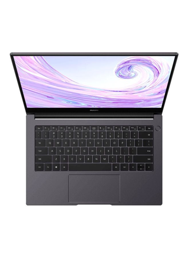 Matebook D 14 Notebook With 14-Inch Display, Ryzen 7-3700U Processor/8GB RAM/512GB SSD/AMD Radeon RX Vega 10 Graphics Space Grey Space Grey