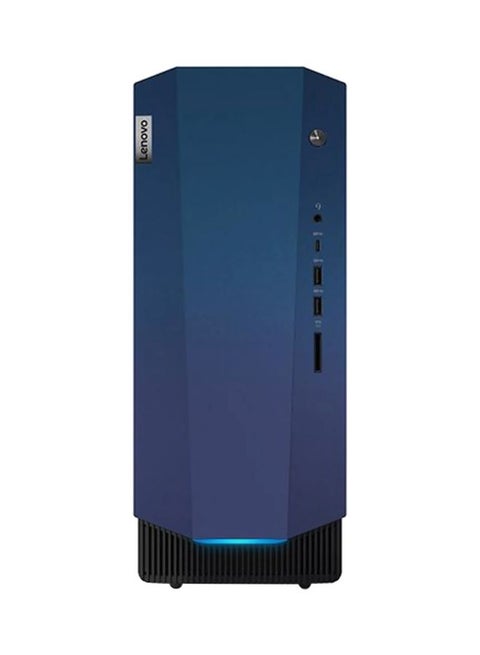 IdeaCentre G5 Tower PC With Core i7 Processor/16GB RAM/1TB HDD+256GB SSD Hybrid Drive/4GB NVIDIA GeForce GTX 1650 Graphic Card Black/Blue