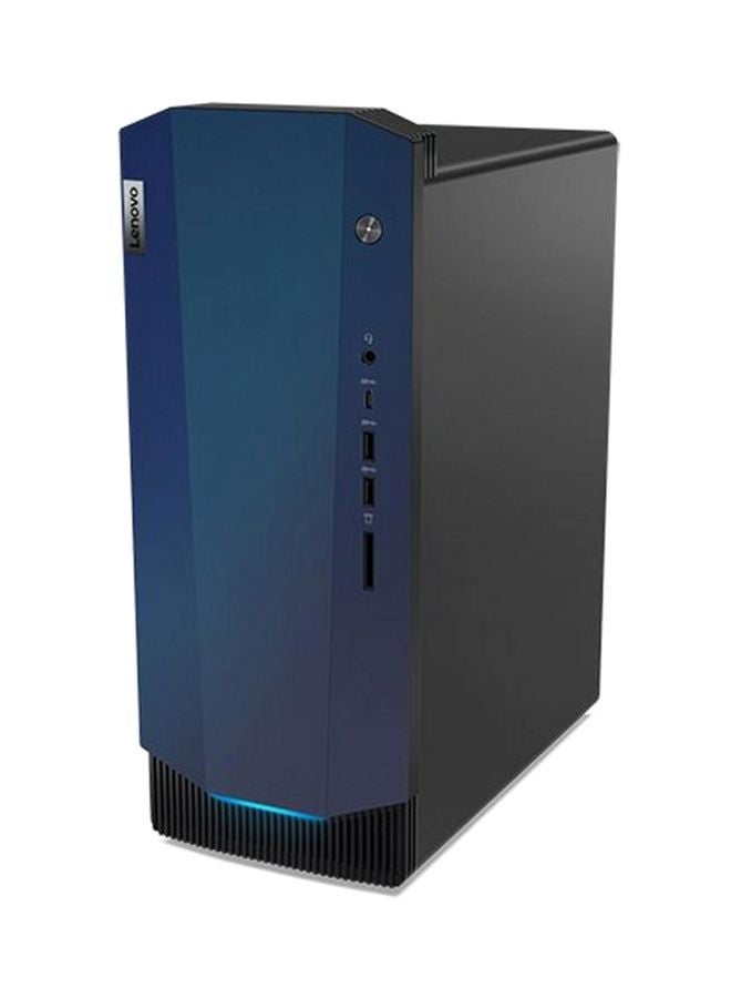 Lenovo - IdeaCentre G5 Tower PC With Core i7 Processor/16GB RAM/1TB HDD+256GB SSD Hybrid Drive/4GB NVIDIA GeForce GTX 1650 Graphic Card Black/Blue - Image 1