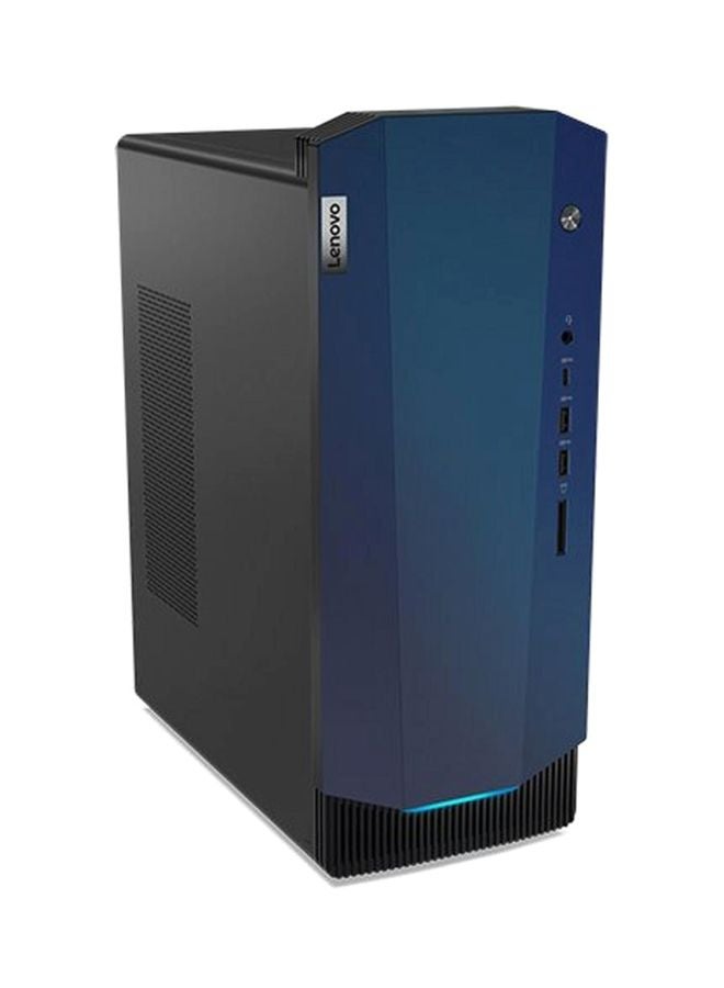 Lenovo - IdeaCentre G5 Tower PC With Core i7 Processor/16GB RAM/1TB HDD+256GB SSD Hybrid Drive/4GB NVIDIA GeForce GTX 1650 Graphic Card Black/Blue - Image 1