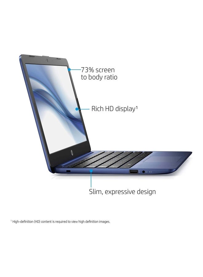 Stream 11-ak0004nx Laptop With 11.6-Inch Display, Celeron Processor/4GB RAM/64GB/Intel UHD Graphics Royal Blue Royal Blue