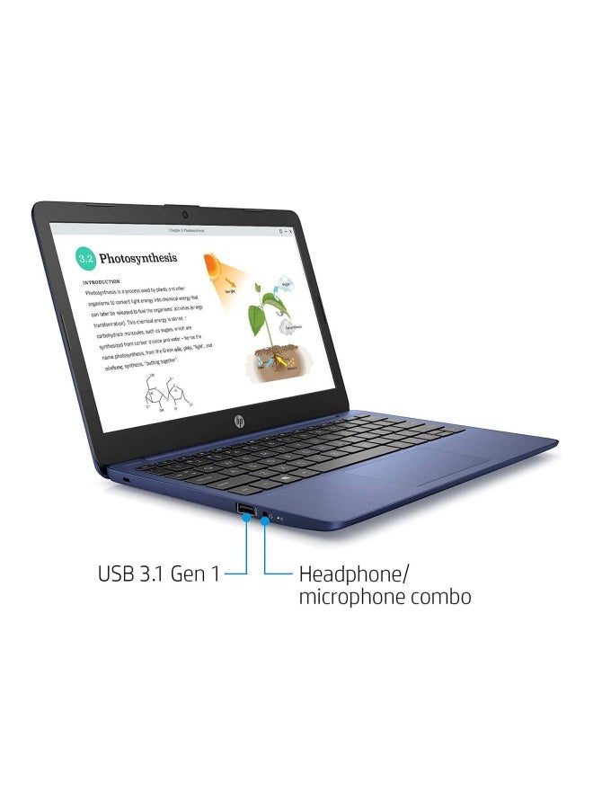 Stream 11-ak0004nx Laptop With 11.6-Inch Display, Celeron Processor/4GB RAM/64GB/Intel UHD Graphics Royal Blue Royal Blue