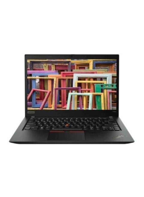 لابتوب ثينك باد T490s مزود بشاشة مقاس 14 بوصة ومعالج كور i7 وذاكرة رام سعة 16 جيجابايت ومحرك أقراص SSD سعة 512 جيجابايت وبطاقة رسومات إنتل عالية الوضوح أسود