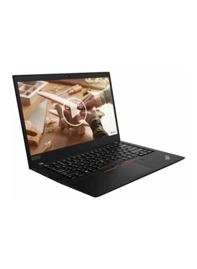 لينوفو - لابتوب ثينك باد T490s مزود بشاشة مقاس 14 بوصة ومعالج كور i7 وذاكرة رام سعة 16 جيجابايت ومحرك أقراص SSD سعة 512 جيجابايت وبطاقة رسومات إنتل عالية الوضوح أسود - Image 1