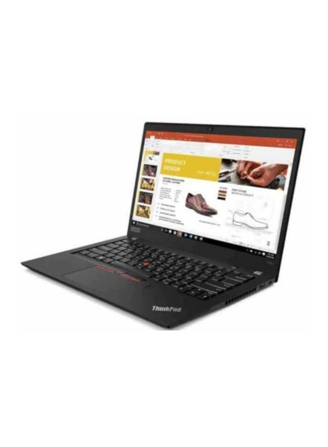 لينوفو - لابتوب ثينك باد T490s مزود بشاشة مقاس 14 بوصة ومعالج كور i7 وذاكرة رام سعة 16 جيجابايت ومحرك أقراص SSD سعة 512 جيجابايت وبطاقة رسومات إنتل عالية الوضوح أسود - Image 1