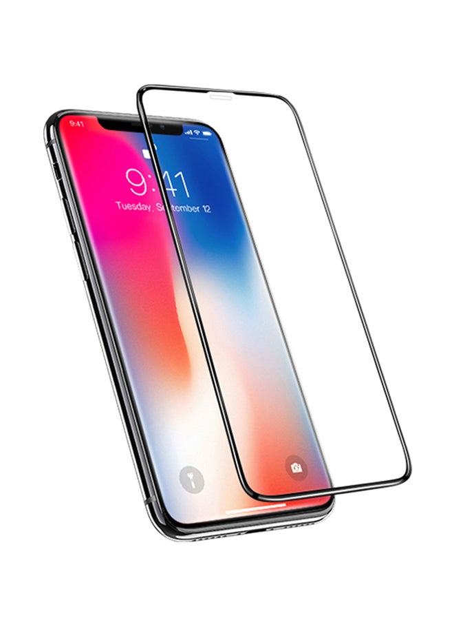 XIMIVOGUE Tempered Glass Screen Protector For Apple iPhone Xr/11 Clear/Black  - Image 3