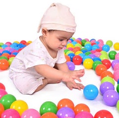 Generic 50-Piece Soft Plastic Ocean Balls Set Multicolor 6x6x6cm  - Image 4
