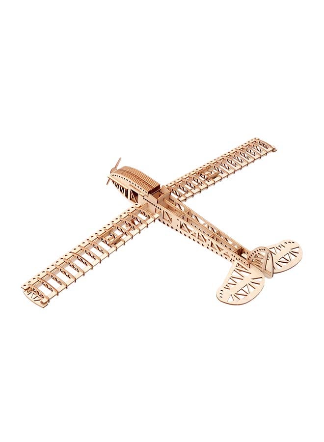 كوكوون أحجية فنية لقطع التركيب ثلاثية الأبعاد بتصميم أجنحة خشبية 60x39x9سم - Image 3