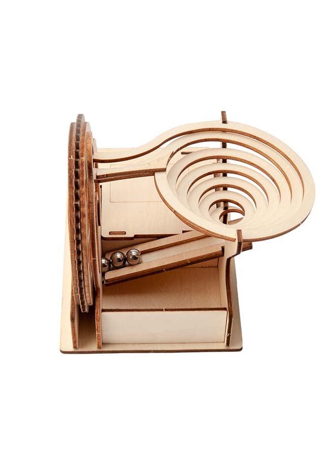 كوكوون أحجية خشبية ثلاثية الأبعاد بتصميم رخامي آلي 15x10.5x12سم - Image 3