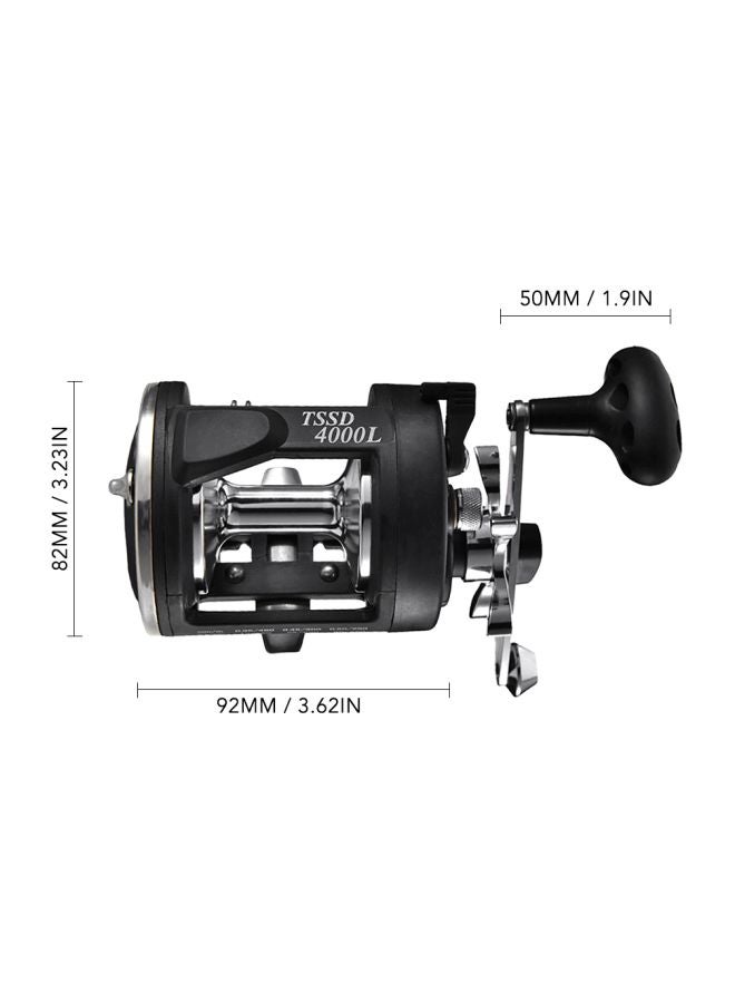 Lizard Portable Sea Fishing Reel 3.62x3.23inch - Image 3