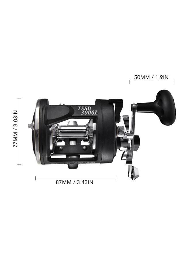 Lizard Portable Sea Fishing Reel 3.43x3.03inch - Image 5
