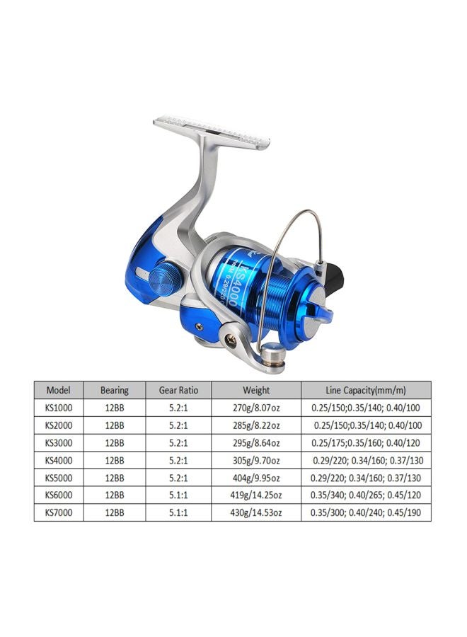 Lizard Spinning Fishing Reel 14x11x4.5cm - Image 3