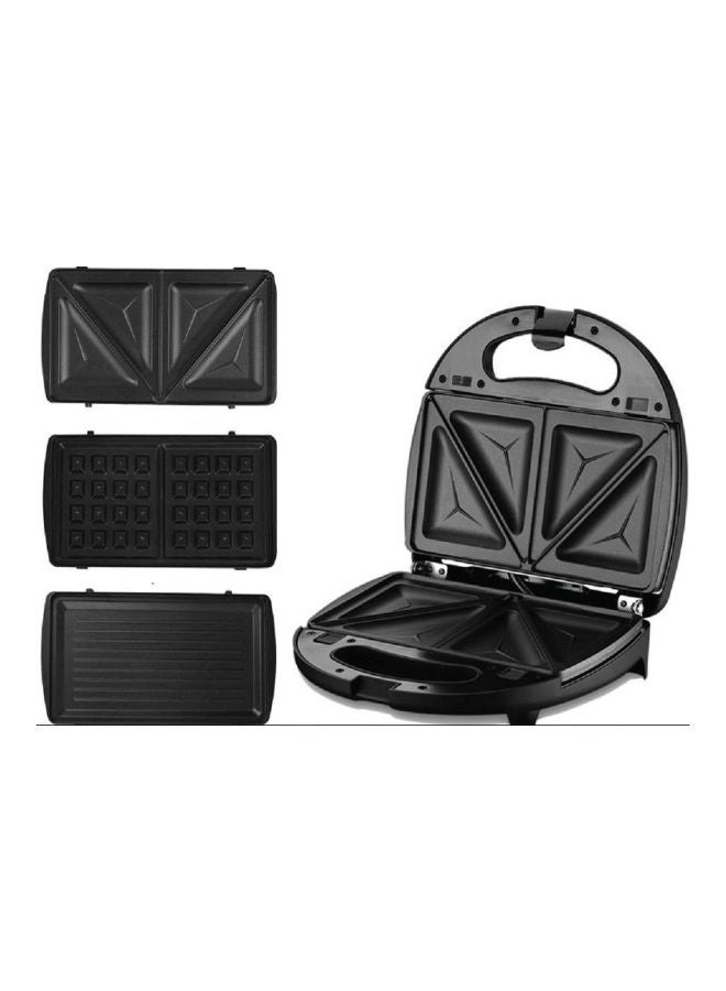 Sonifer 3-In-1 Sandwich Maker 700W 700.0 W SF-6050 Black  - Image 3
