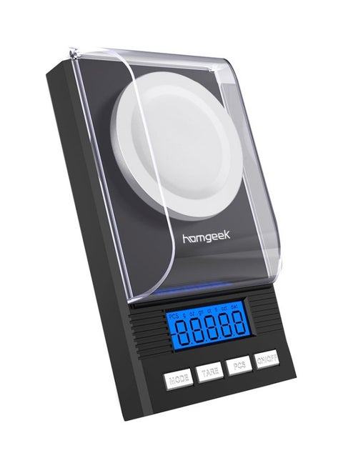 Professional Digital Milligram Scale Black/Silver