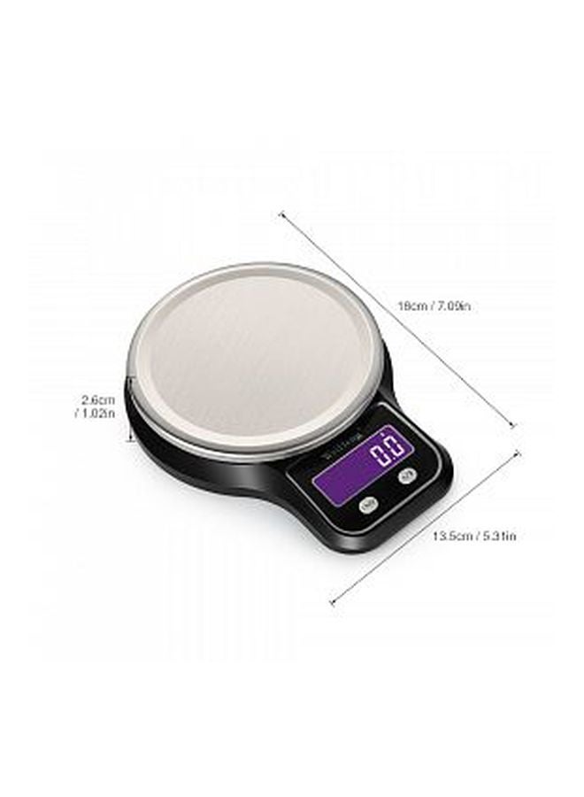 WeiHeng - Electronic Digital Kitchen Scale Black - Image 1