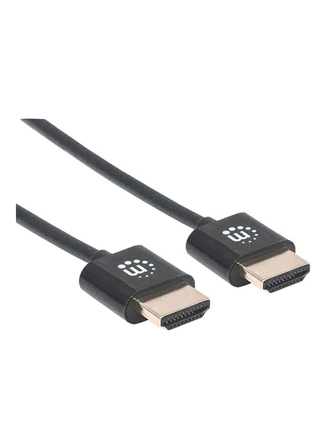 Manhattan Ultra Thin High Speed HDMI Cable With Ethernet Black - Image 4