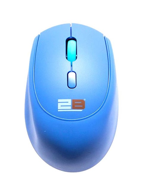 Wireless Silicone Mouse Blue