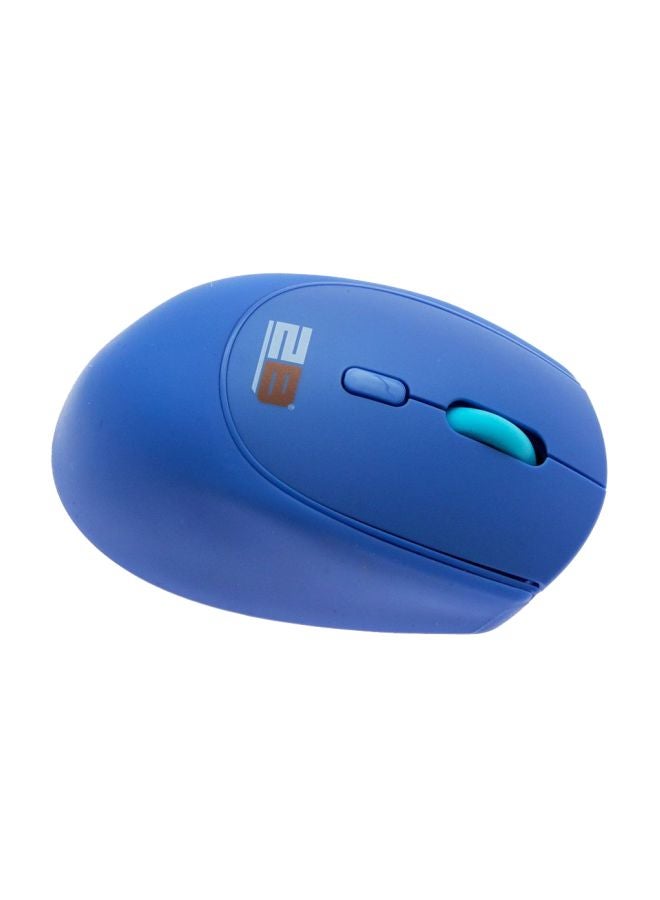 Wireless Silicone Mouse Blue