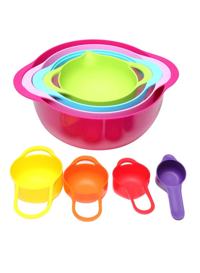 Liying 8-Piece Mixing Bowl Set Multicolour  - Image 2