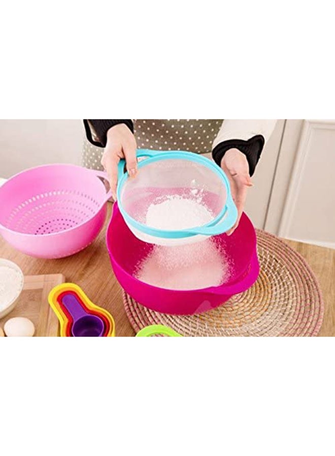 Liying 8-Piece Mixing Bowl Set Multicolour  - Image 4