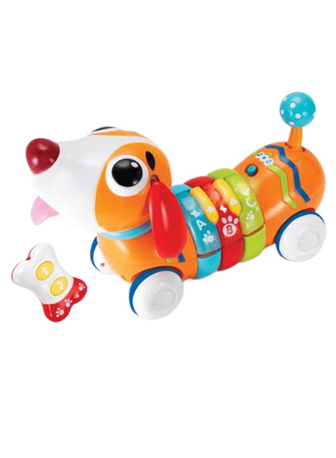 وينفان لعبة كلب بألوان قوس قزح مع جهاز تحكم عن بعد - Image 1