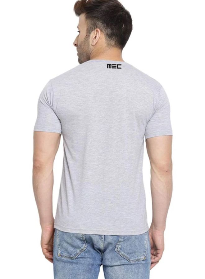 MEC - Pennywise Joker Printed T-Shirt Grey - Image 1