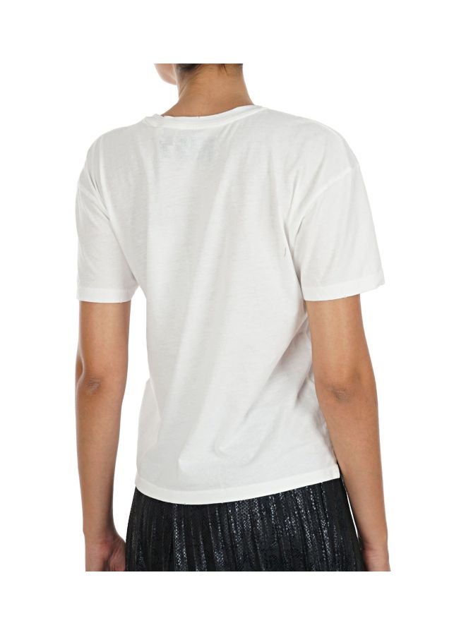 ONLY - Love Gun Printed T-Shirt White/Red/Black - Image 1
