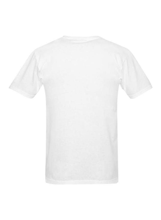 1st Piece New Driver Printed T-Shirt White/Brown  - Image 2