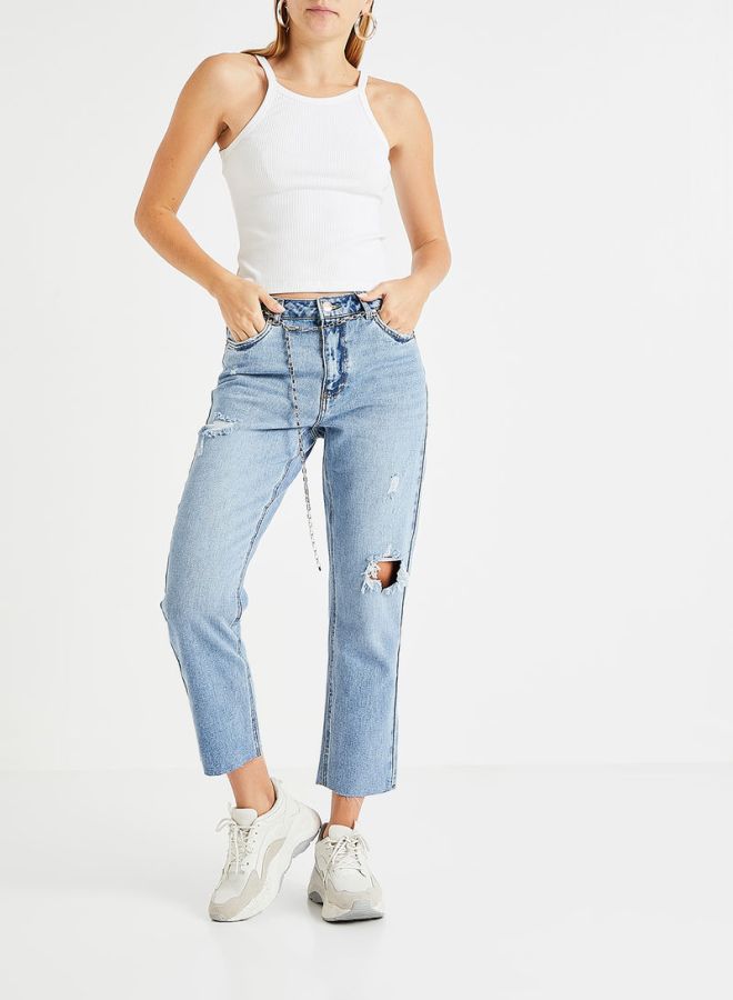 ONLY - Cropped Tank Top White - Image 1