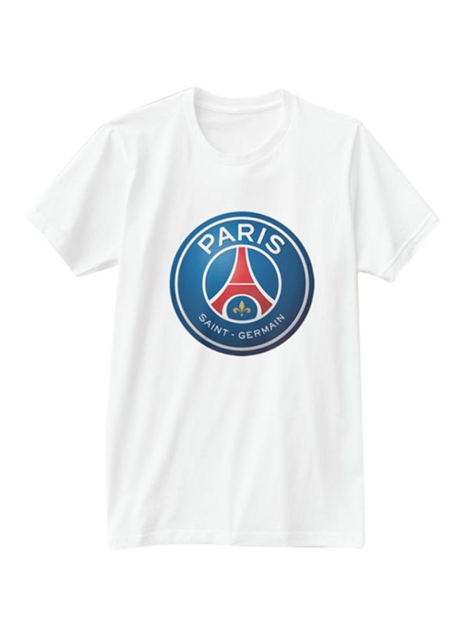 1st Piece Paris Saint Germain FC Printed T-Shirt White/Blue/Red  - Image 3