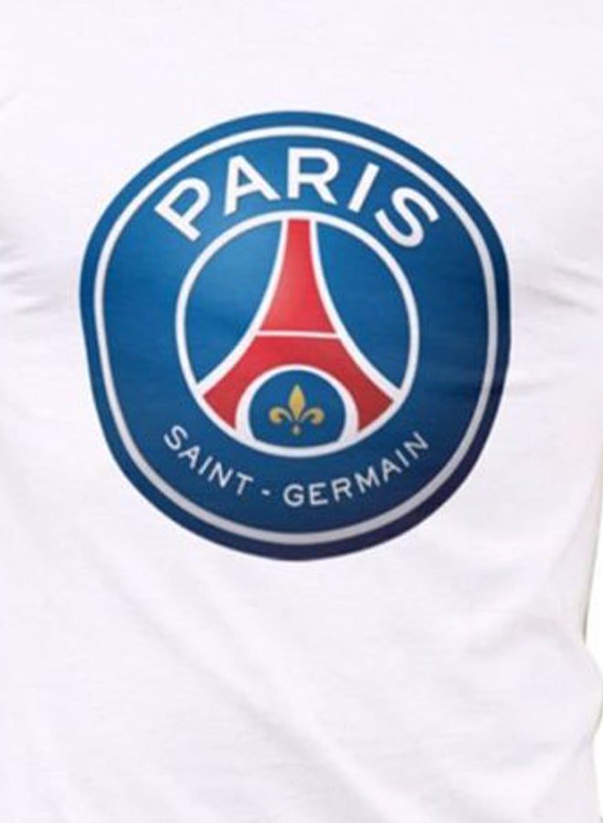 1st Piece Paris Saint Germain FC Printed T-Shirt White/Blue/Red  - Image 4