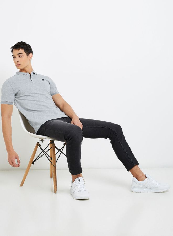 STATE 8 Buttoned Fly Jeans Grey  - Image 3