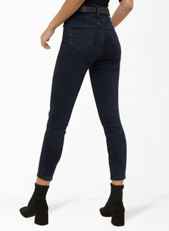NEW LOOK Lift and Shape Ripped Skinny Jeans Navy  - Image 2