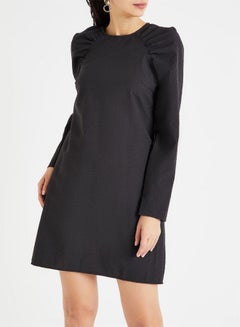 Long Sleeves Dress Charcoal - v1597847465/N33672652V_1