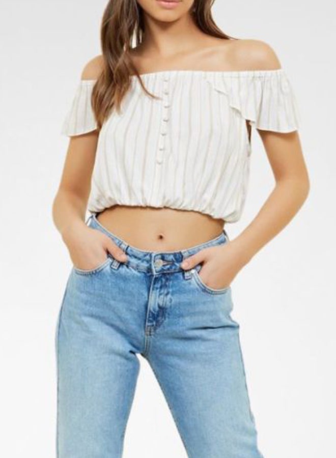 Off Shoulder Top White