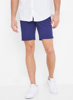 STATE 8 Slim Fit Chino Shorts Navy  - Image 1