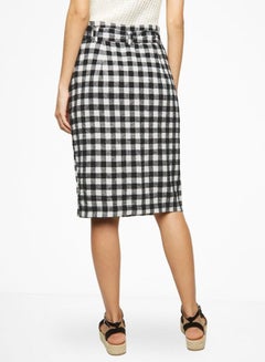 NEW LOOK Button Down Skirt Black/White  - Image 2