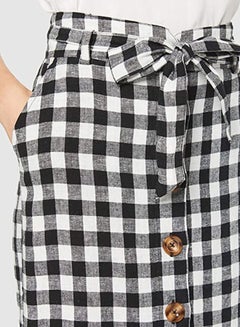 NEW LOOK Button Down Skirt Black/White  - Image 5