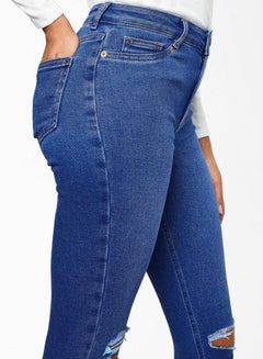 NEW LOOK Hallie High-Rise Super Skinny Jeans Duck Egg  - Image 3